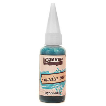 Tusz alkoholowy Media Ink - Pentart - Laguna, 20 ml