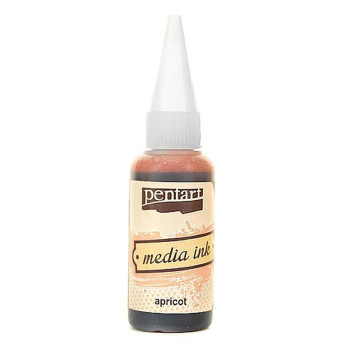 Tusz alkoholowy Media Ink - Pentart - Brzoskwinia, 20 ml