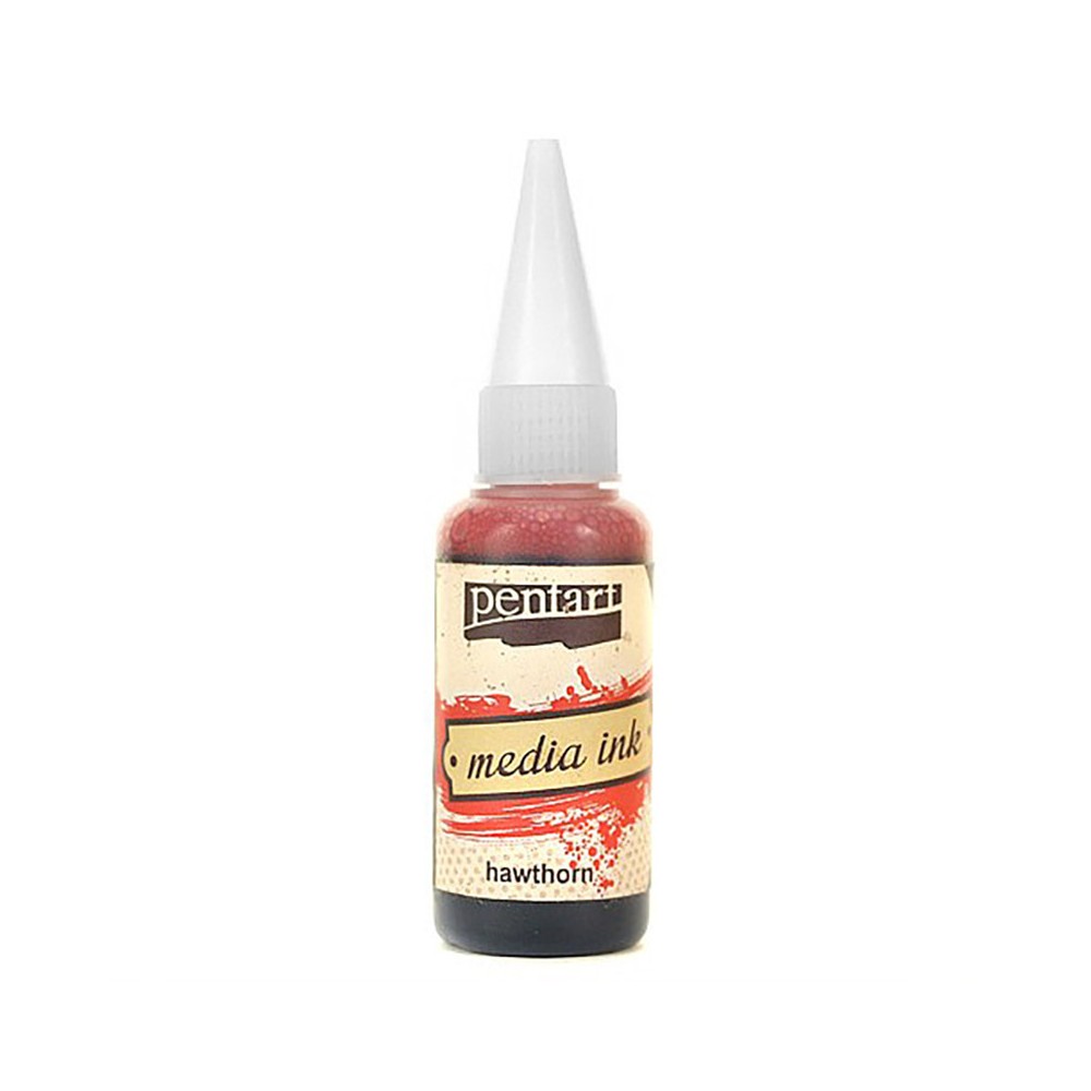 Tusz alkoholowy Media Ink - Pentart - Głóg, 20 ml