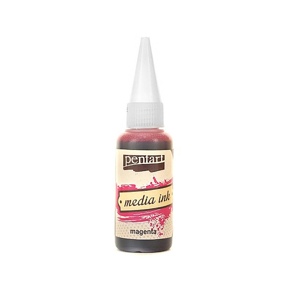 Tusz alkoholowy Media Ink - Pentart - Magenta, 20 ml