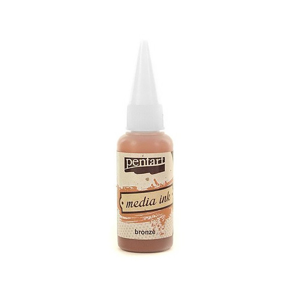 Media Ink - Pentart - Metallic Bronze, 20 ml