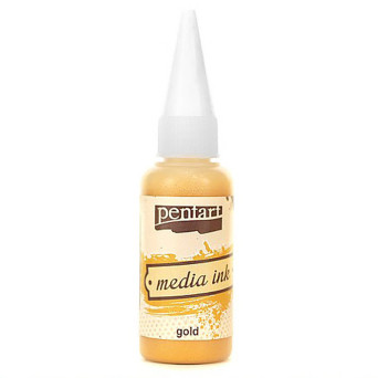 Media Ink - Pentart - Gold, 20 ml
