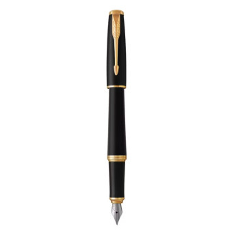 Fountain pen Urban - Parker - Muted Black & Gold Trim, F