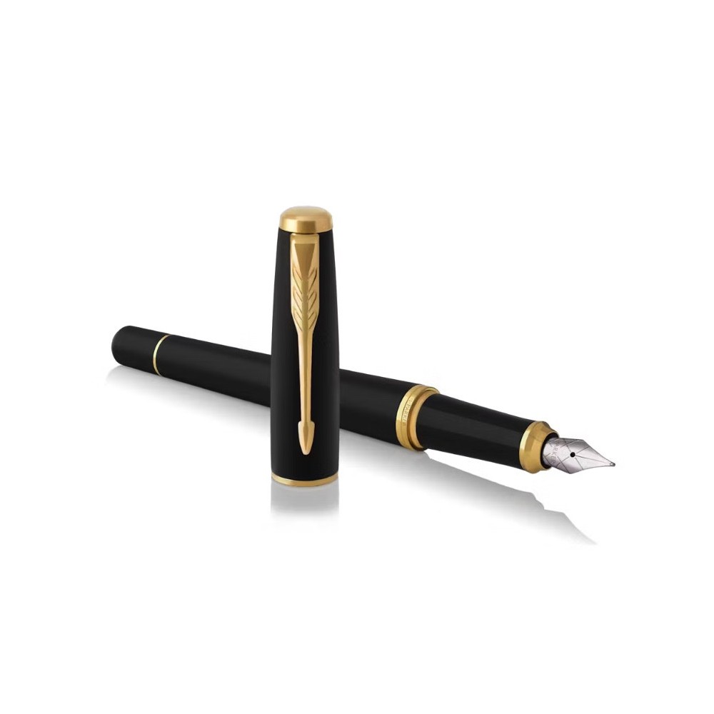 Fountain pen Urban - Parker - Muted Black & Gold Trim, F