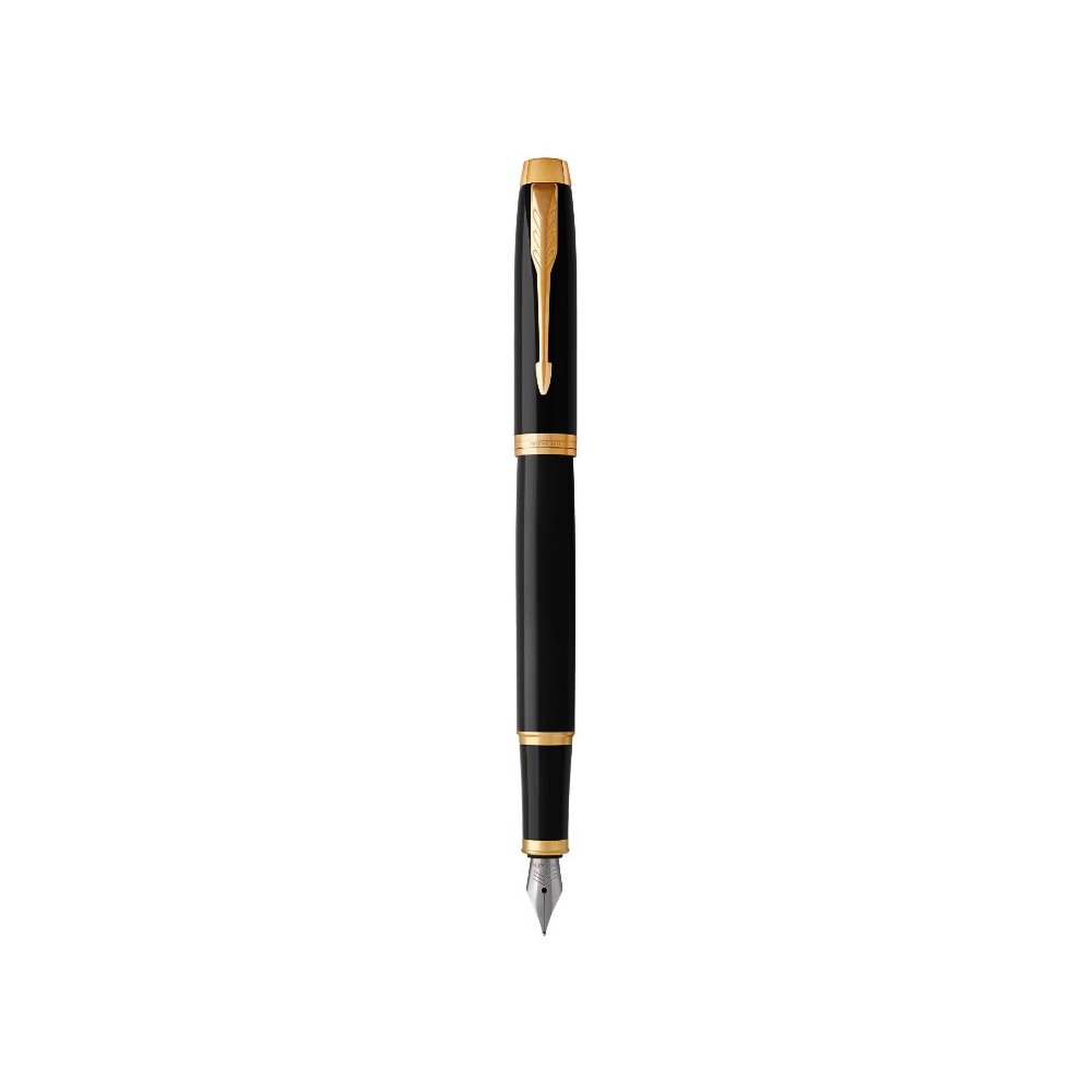 Fountain pen IM - Parker - Black & Gold Trim, F