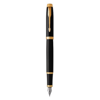 Pióro wieczne IM w etui - Parker - Black & Gold Trim, F