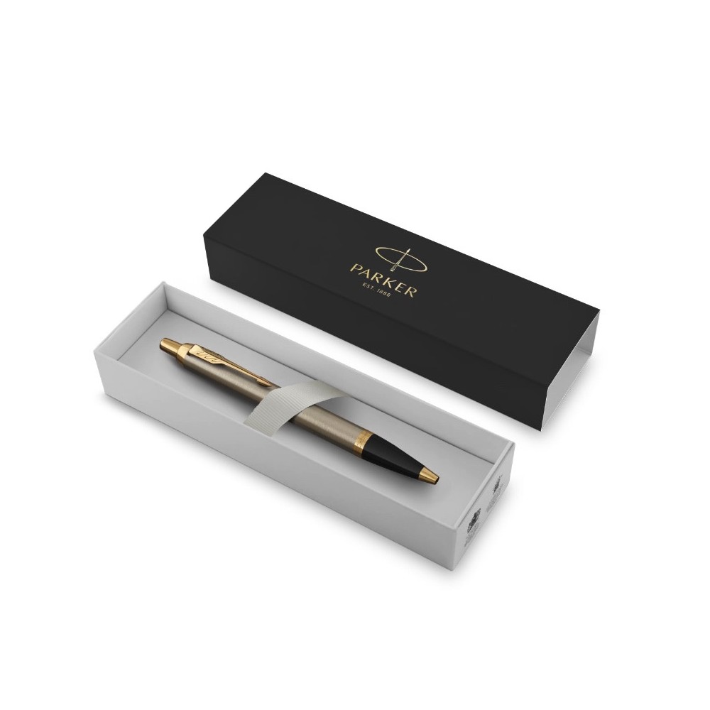 Ballpoint pen IM - Parker - Black & Gold Trim