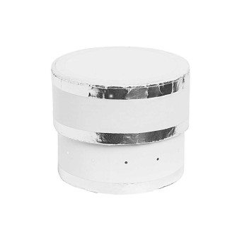 Cardboard gift box - Rico Design - White & Silver, 5 x 4 cm