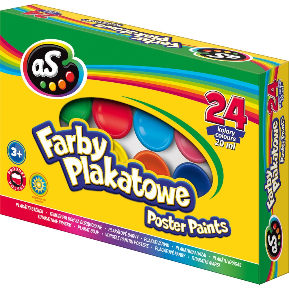 Set of posters paints - Astra - 24 x 20 ml