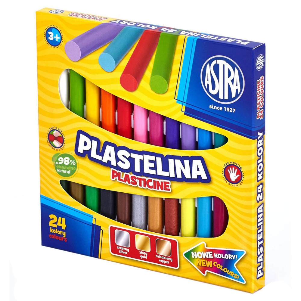 Plastelina - Astra - 24 kolory