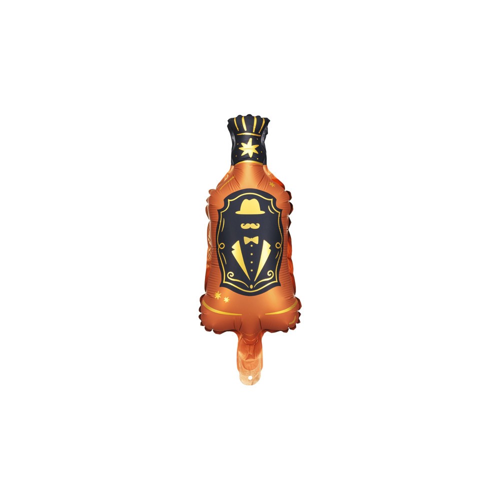 Foil balloon Whisky - brown, 27 x 12 cm