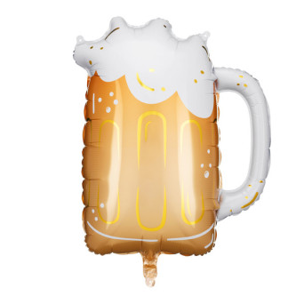 Foil balloon Beer - brown, 66 x 54 cm