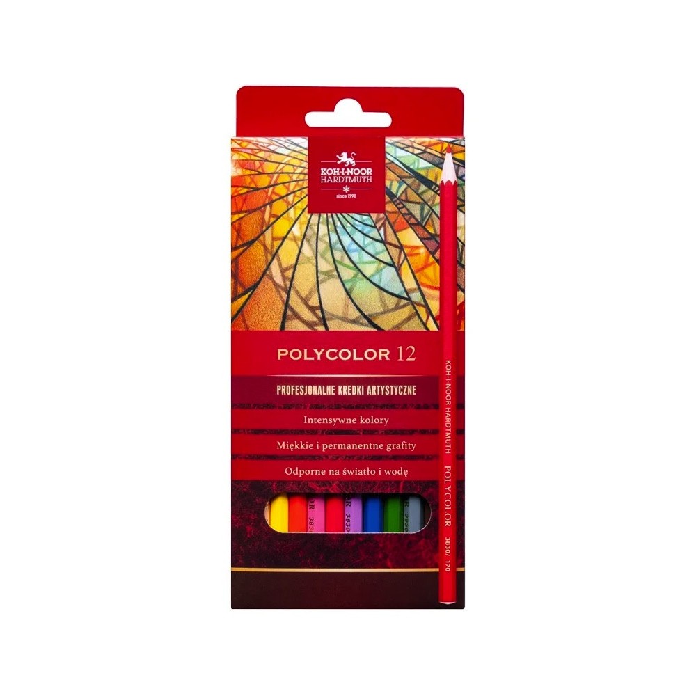 Zestaw kredek Polycolor - Koh-I-Noor - 12 kolorów