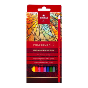 Zestaw kredek Polycolor - Koh-I-Noor - 12 kolorów