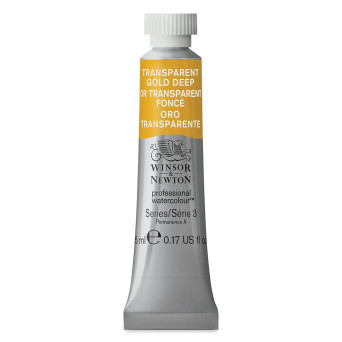 Farba akwarelowa Professional Watercolour - Winsor & Newton - Transparent Gold Deep, 5 ml