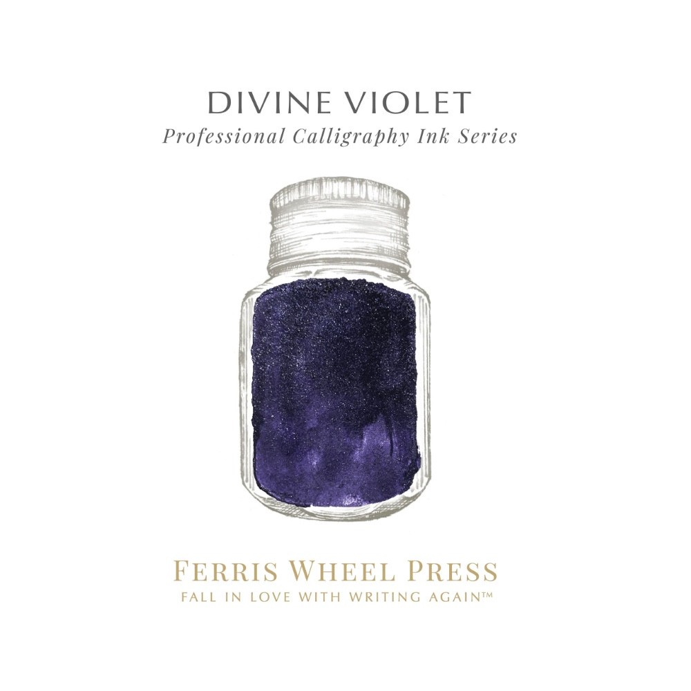 Waterproof ink - Ferris Wheel Press - Divine Violet, 28 ml