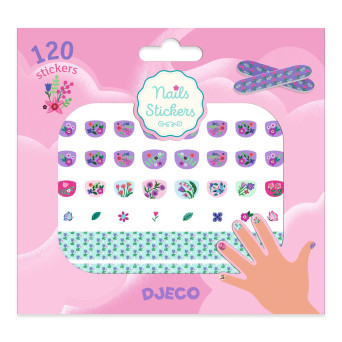 Nails stickers - Djeco - Flowers