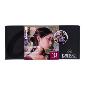 Zestaw farb olejnych The Modern Portrait - Rembrandt x Alpay Efe - 10 kolorów x 15 ml