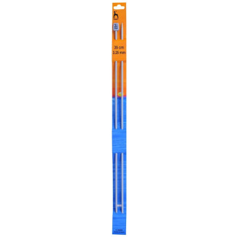 Teflon-coated knitting needles - Pony - 3,25 mm, 35 cm