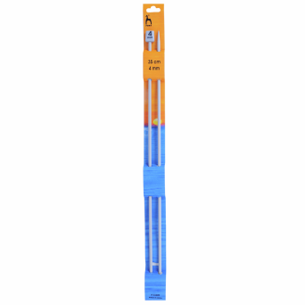 Teflon-coated knitting needles - Pony - 4 mm, 35 cm