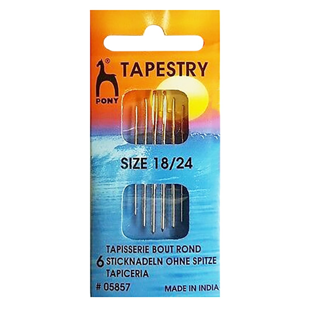 Set of tapestry needles - Pony - size 18-24, 6 pcs.