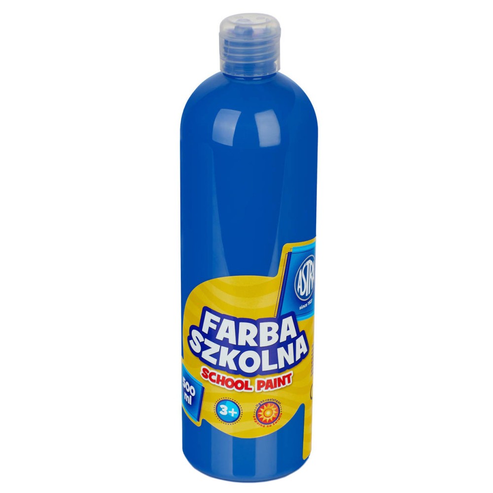 School poster paint - Astra - dark blue, 500 ml