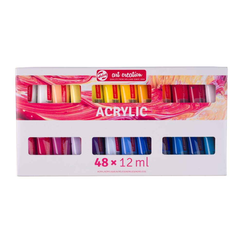 Set of acrylic paints - Talens Art Creation - 48 colors x 12 ml
