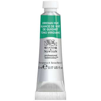 Farba akwarelowa Professional Watercolour - Winsor & Newton - Viridian Hue, 5 ml