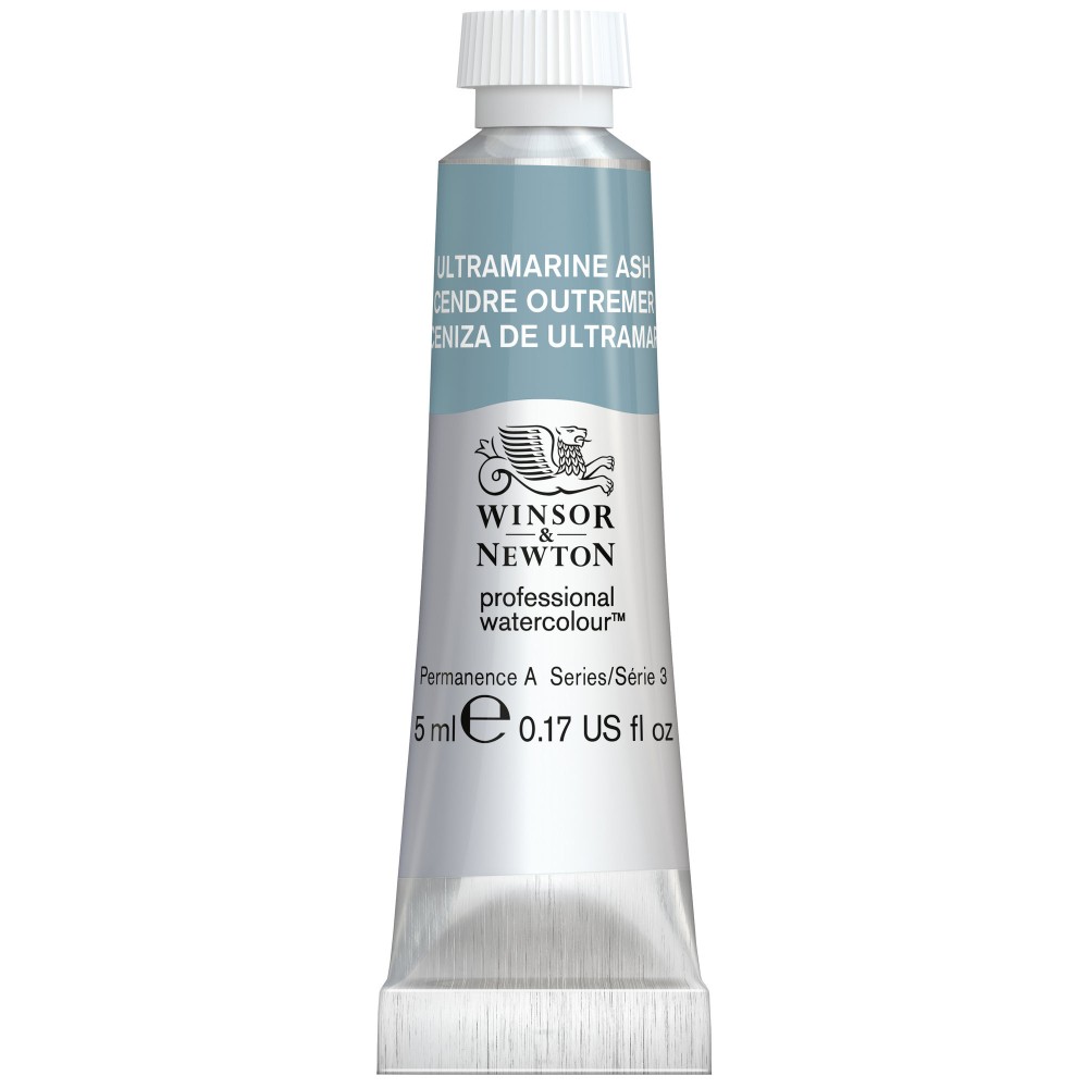 Watercolor paint Professional Watercolour - Winsor & Newton - Ultramarine Ash, 5 ml