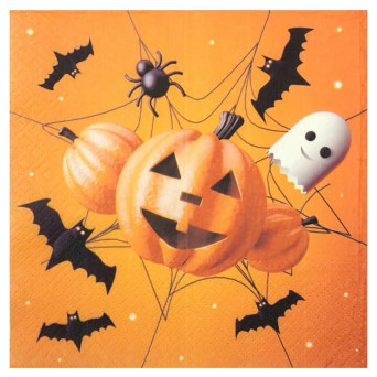 Serwetki ozdobne - Paw - Funny Halloween, 20 szt.
