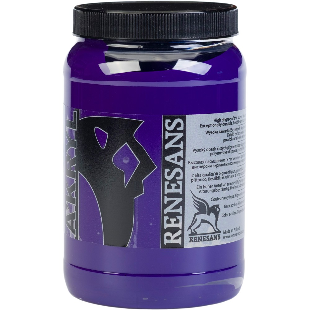 Farba akrylowa A'kryl - Renesans - 23, fiolet, 500 ml
