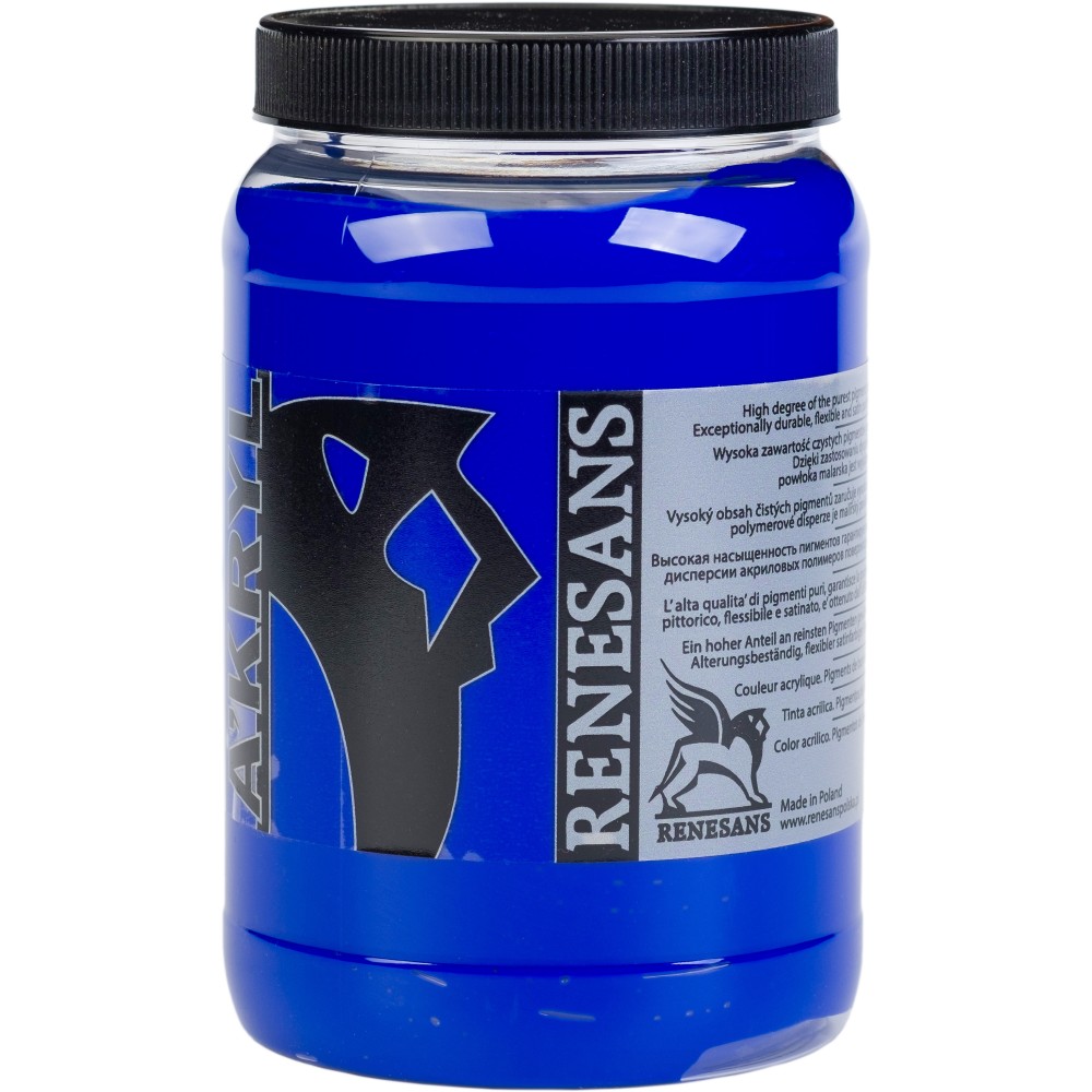 Farba akrylowa A'kryl - Renesans - 21, ultramaryna, 500 ml