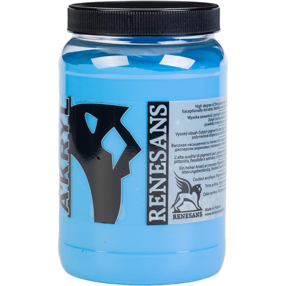 Farba akrylowa A'kryl - Renesans - 19, błękit nieba, 500 ml