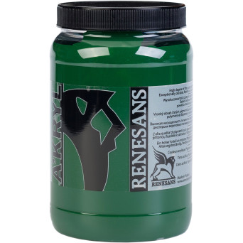 Acrylic A'kryl paint - Renesans - 18, sap green, 500 ml