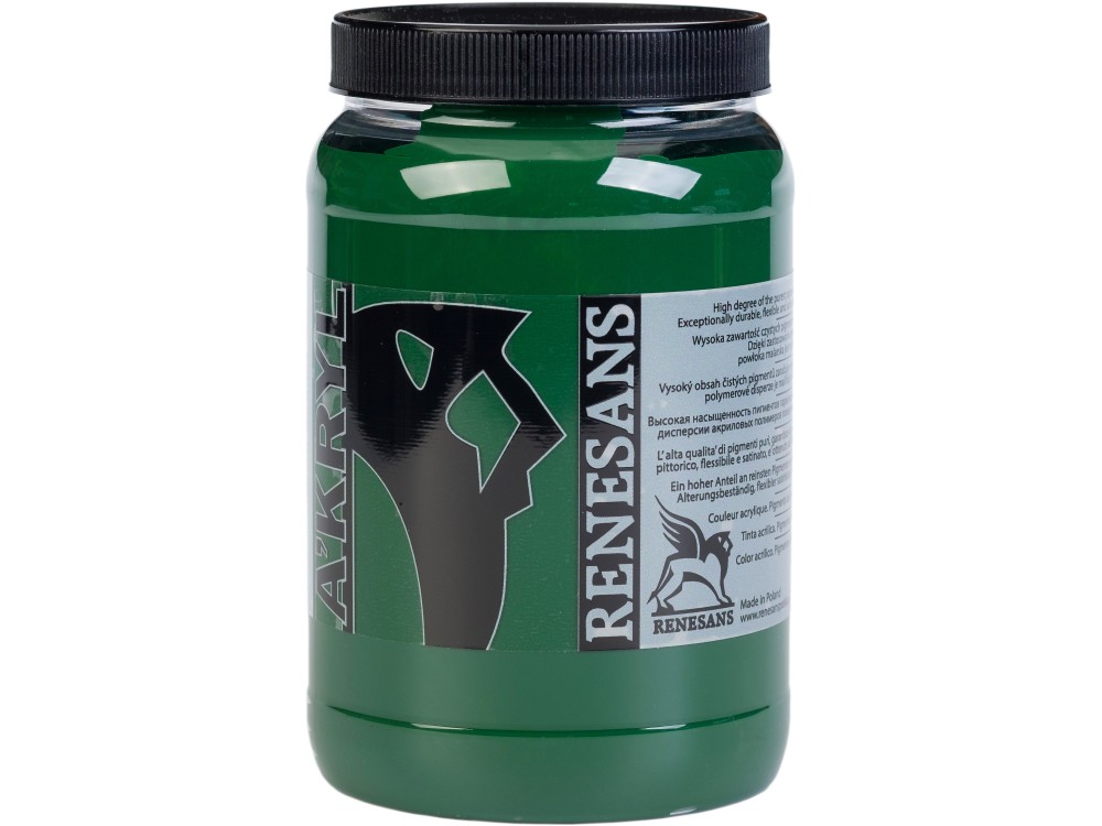 Farba akrylowa A'kryl - Renesans - 18, zieleń soczysta, 500 ml