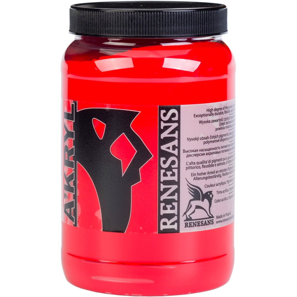 Farba akrylowa A'kryl - Renesans - 08, szkarłat, 500 ml