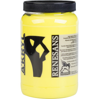 Farba akrylowa A'kryl - Renesans - 04, żółć cytrynowa, 500 ml