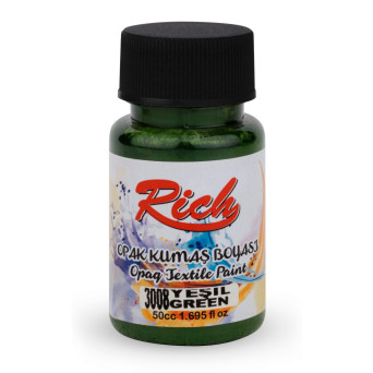Fabric paint Opaque - Rich - Green, 50 ml