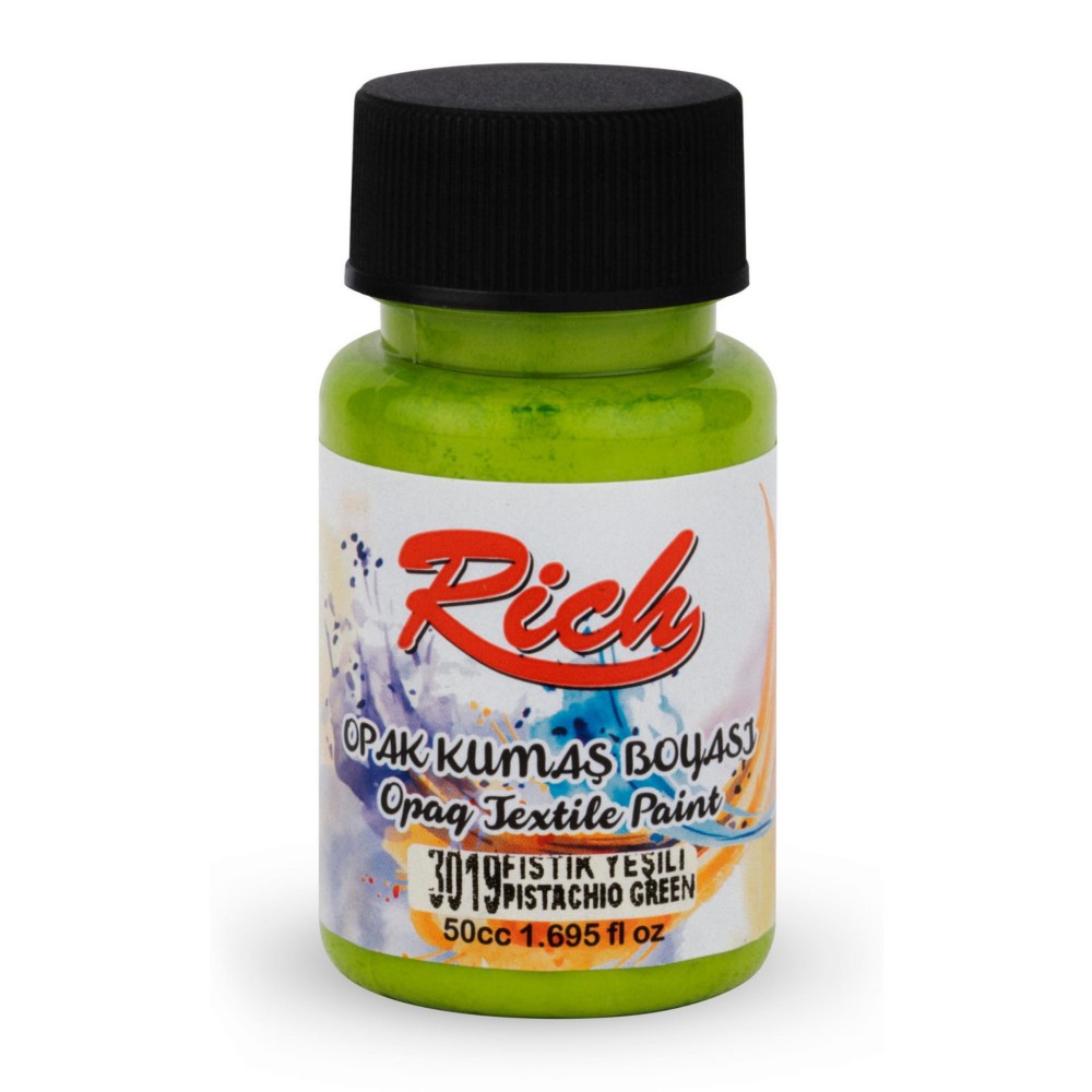 Farba do tkanin Opaque - Rich - Pistachio Green, 50 ml