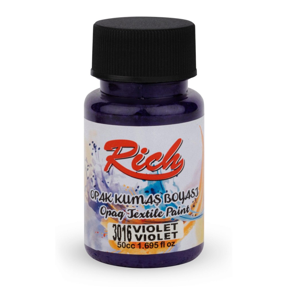 Fabric paint Opaque - Rich - Violet, 50 ml