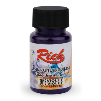 Fabric paint Opaque - Rich - Violet, 50 ml