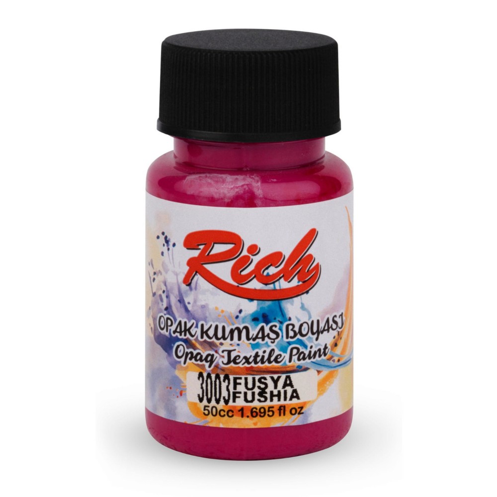 Farba do tkanin Opaque - Rich - Fuchsia, 50 ml