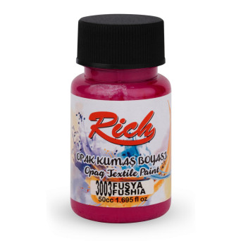 Fabric paint Opaque - Rich - Fuchsia, 50 ml