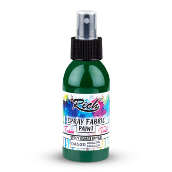 Farba do tkanin w sprayu - Rich - Amazon, 100 ml