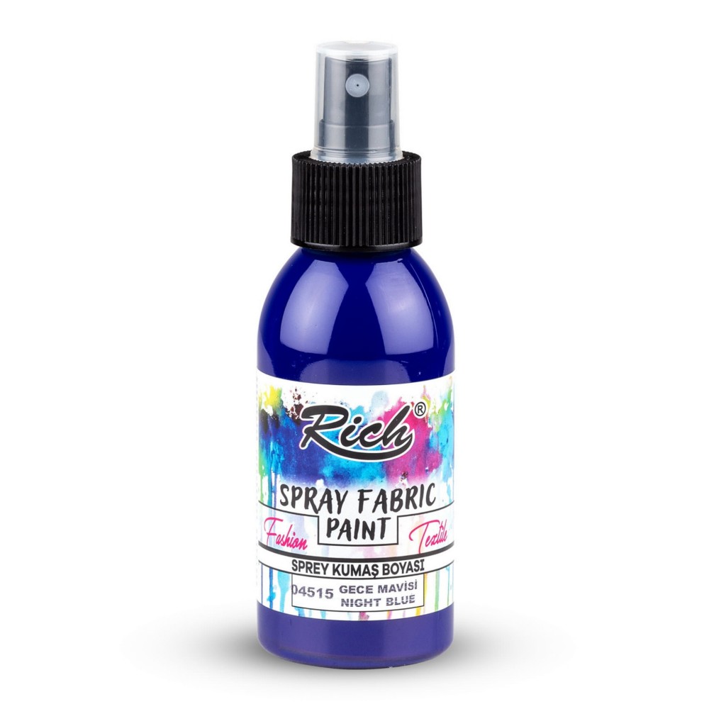 Farba do tkanin w sprayu - Rich - Night Blue, 100 ml