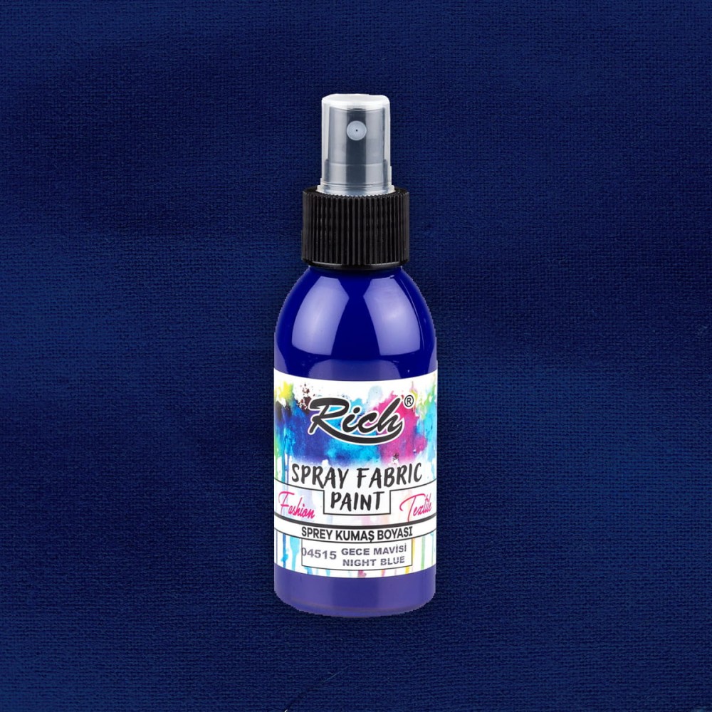 Farba do tkanin w sprayu - Rich - Night Blue, 100 ml