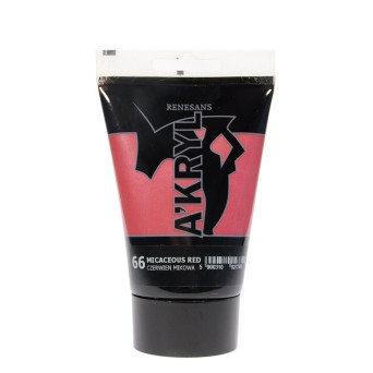 Acrylic A'kryl paint - Renesans - micaceous red, 100 ml