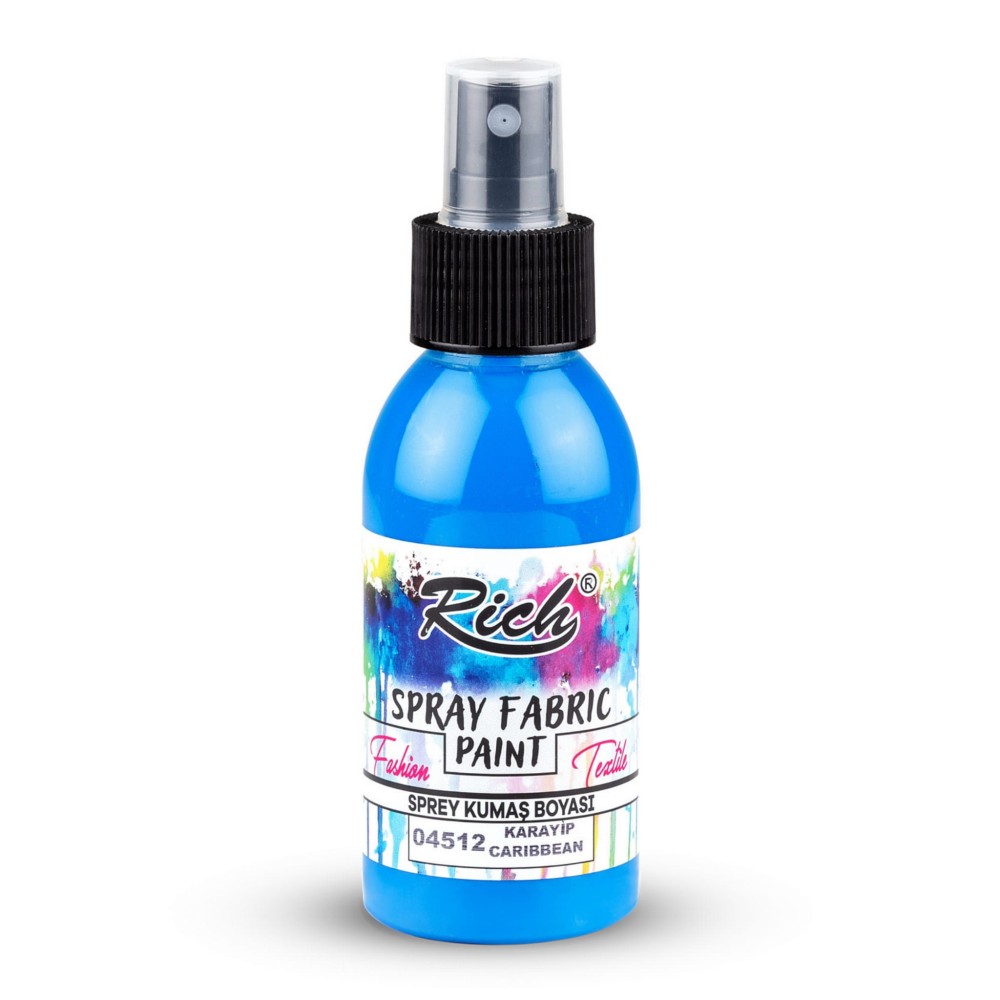 Fabric spray paint - Rich - Caribbean, 100 ml