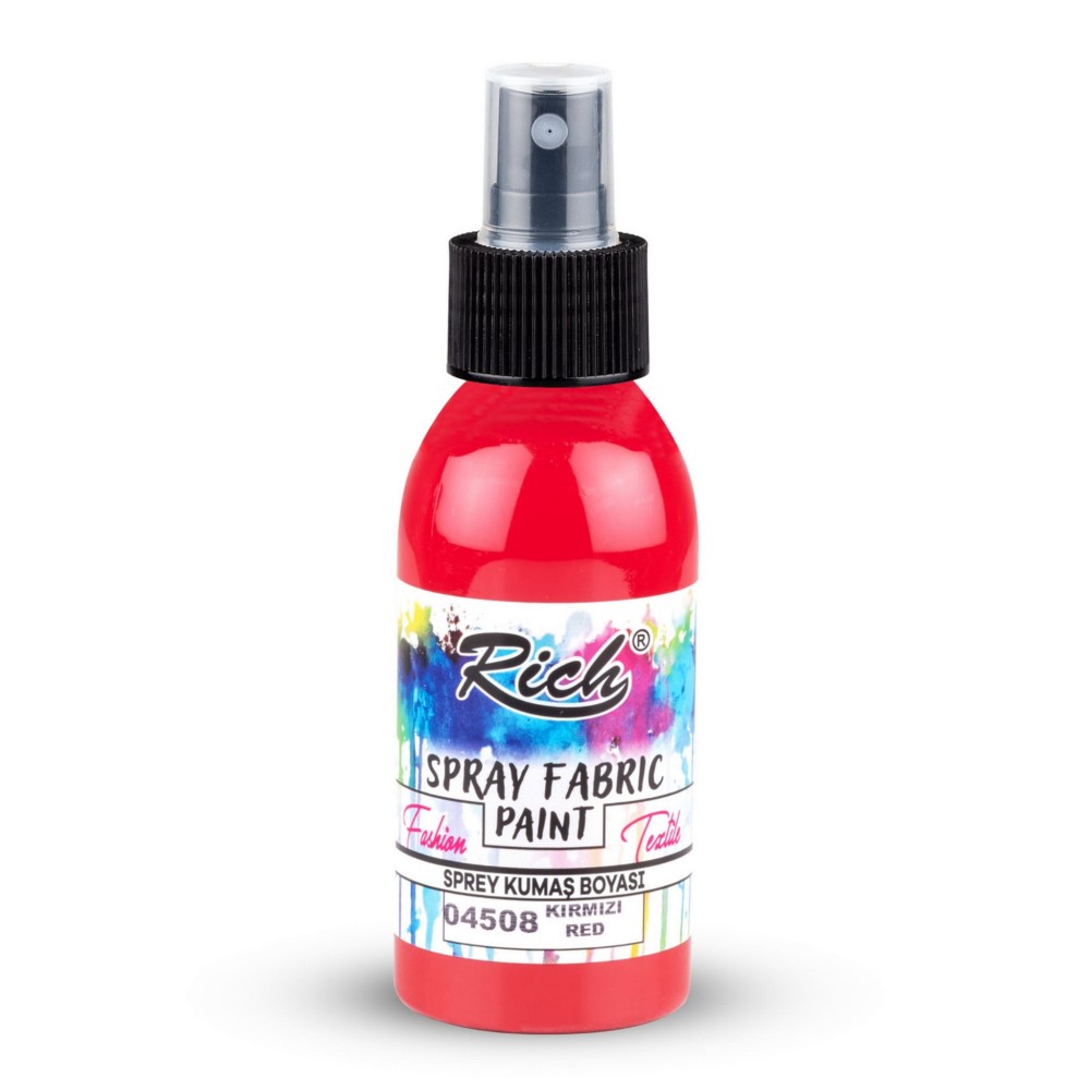 Farba do tkanin w sprayu - Rich - Red, 100 ml