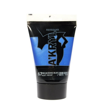 Acrylic A'kryl paint - Renesans - micaceous blue, 100 ml